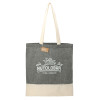 Black Recycled Split Cotton Convention Totes